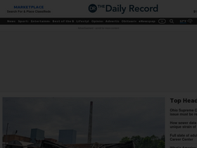 'the-daily-record.com' screenshot