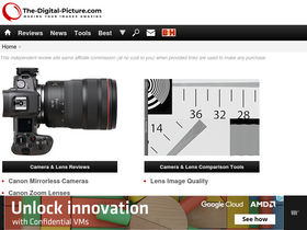 'the-digital-picture.com' screenshot