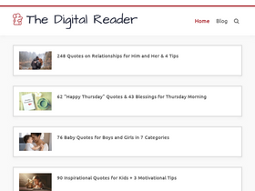 'the-digital-reader.com' screenshot