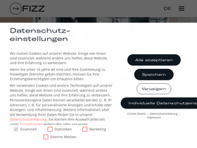 'the-fizz.com' screenshot