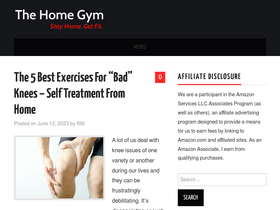 'the-home-gym.com' screenshot