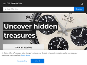 'the-saleroom.com' screenshot