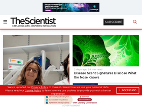 'the-scientist.com' screenshot
