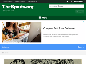 'the-sports.org' screenshot