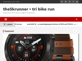 'the5krunner.com' screenshot