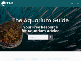 'theaquariumguide.com' screenshot