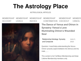 'theastrologyplacemembership.com' screenshot