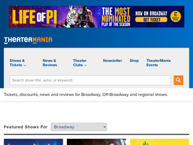 'theatermania.com' screenshot