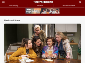 'theatreinchicago.com' screenshot
