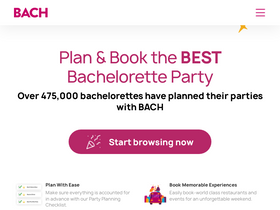 'thebach.com' screenshot