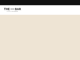 'thebar.com' screenshot