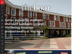 'theboar.org' screenshot