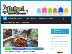 'theboardgamefamily.com' screenshot
