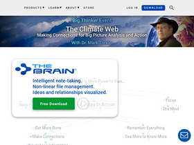 'thebrain.com' screenshot