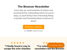 'thebrowser.com' screenshot