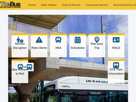 'thebus.org' screenshot