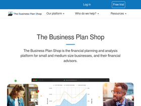 'thebusinessplanshop.com' screenshot