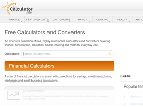 'thecalculatorsite.com' screenshot