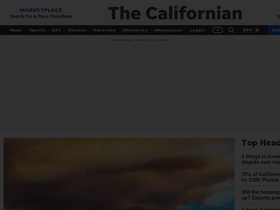 'thecalifornian.com' screenshot