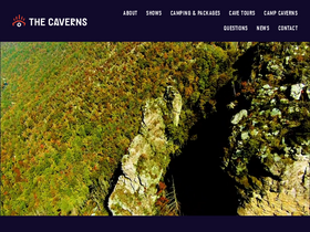 'thecaverns.com' screenshot