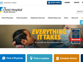 'thechristhospital.com' screenshot