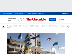 'thechronicle.com.au' screenshot