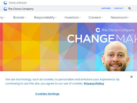 'thecloroxcompany.com' screenshot