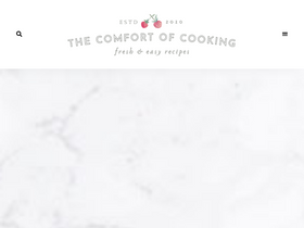 'thecomfortofcooking.com' screenshot