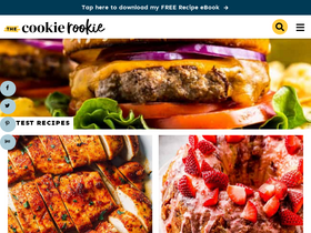 'thecookierookie.com' screenshot