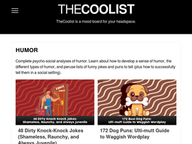 'thecoolist.com' screenshot