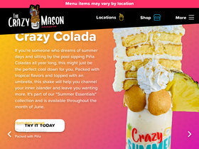 'thecrazymason.com' screenshot