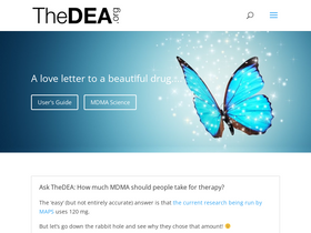 'thedea.org' screenshot