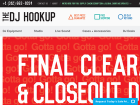 'thedjhookup.com' screenshot