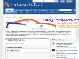 'thefactoryfiveforum.com' screenshot