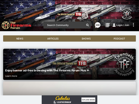 'thefirearmsforum.com' screenshot
