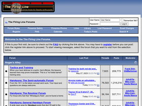 'thefiringline.com' screenshot