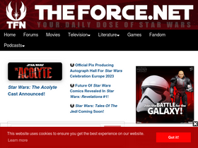'theforce.net' screenshot