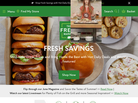 'thefreshmarket.com' screenshot