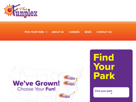 'thefunplex.com' screenshot