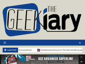 'thegeekiary.com' screenshot