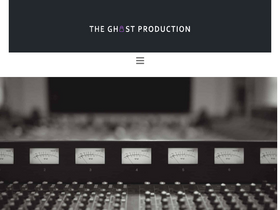 'theghostproduction.com' screenshot