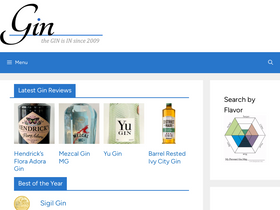 'theginisin.com' screenshot