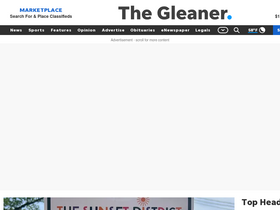'thegleaner.com' screenshot