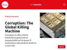 'theglobalist.com' screenshot