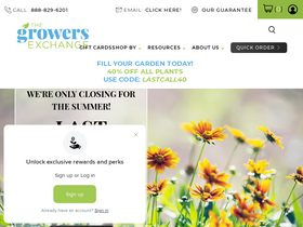 'thegrowers-exchange.com' screenshot