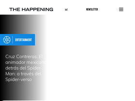 'thehappening.com' screenshot