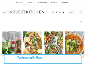 'theharvestkitchen.com' screenshot