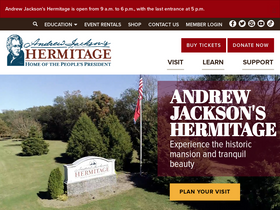 'thehermitage.com' screenshot