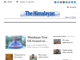 'thehimalayantimes.com' screenshot
