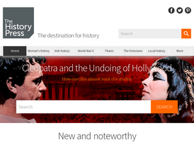 'thehistorypress.co.uk' screenshot
